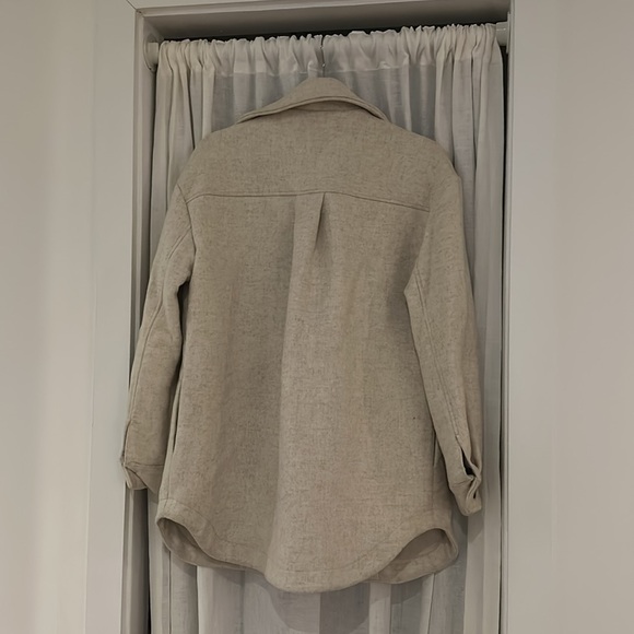 Line & Dot Drew Wool Blend Shacket - Picture 8 of 12